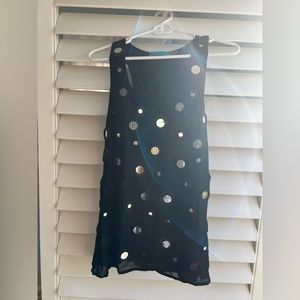 New with defects alice & Olivia mirrored top with replacement mirrors, stunning